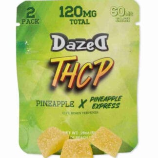 Dazed THC-P 60mg 2pk Gummies Pineapple Closeout