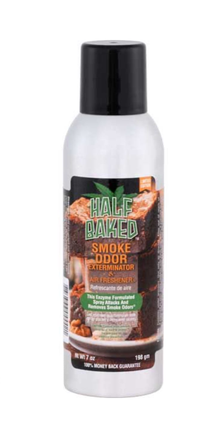 half baked smoke odor exterminator spray 7oz