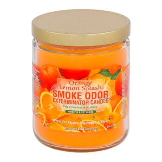 Smoke Odor Candle Orange Lemon Splash