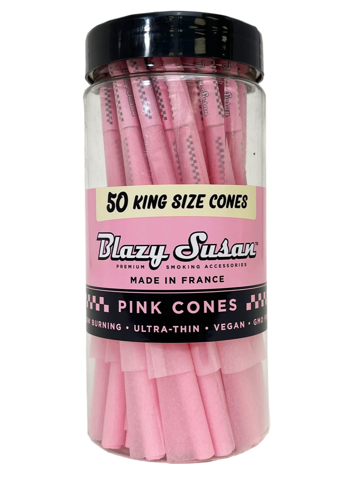 Blazy Susan King Size Cones Pink 50 Pack