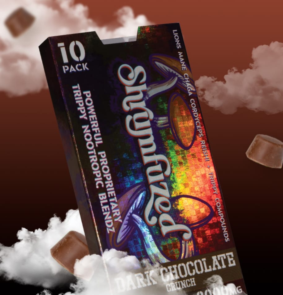 Shrumfuzed Gummies 10pk- Dark Chocolate Crunch