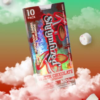 Shrumfuzed gummies 10pk- White Chocolate Peppermint