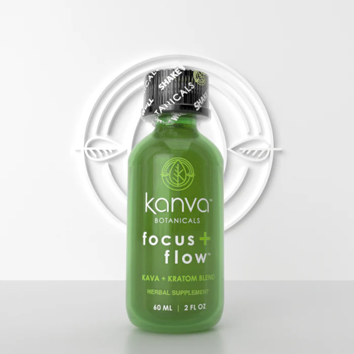 kanva focus and flow kratom kava shot