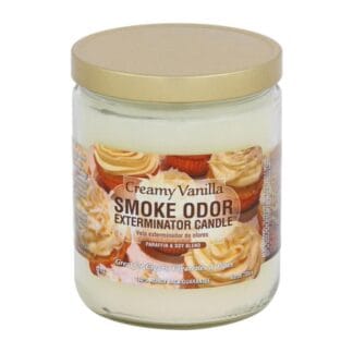 Smoke Odor Candle Creamy Vanilla