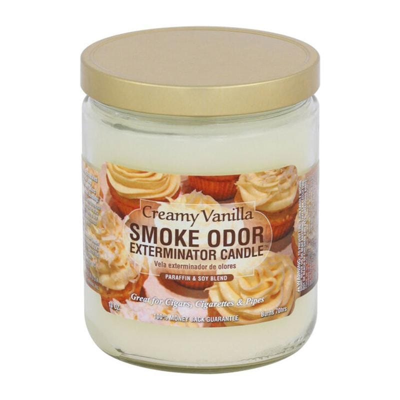 Smoke Odor Candle Creamy Vanilla