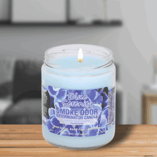 blue serenity smoke odor exterminator candle