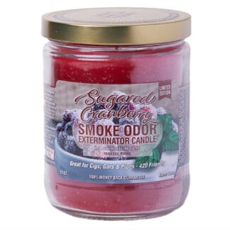 Smoke Odor Candle Sugared Cranberry