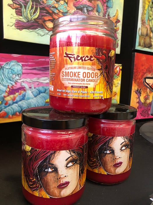 smoke odor candle fierce - smoke odor eliminator