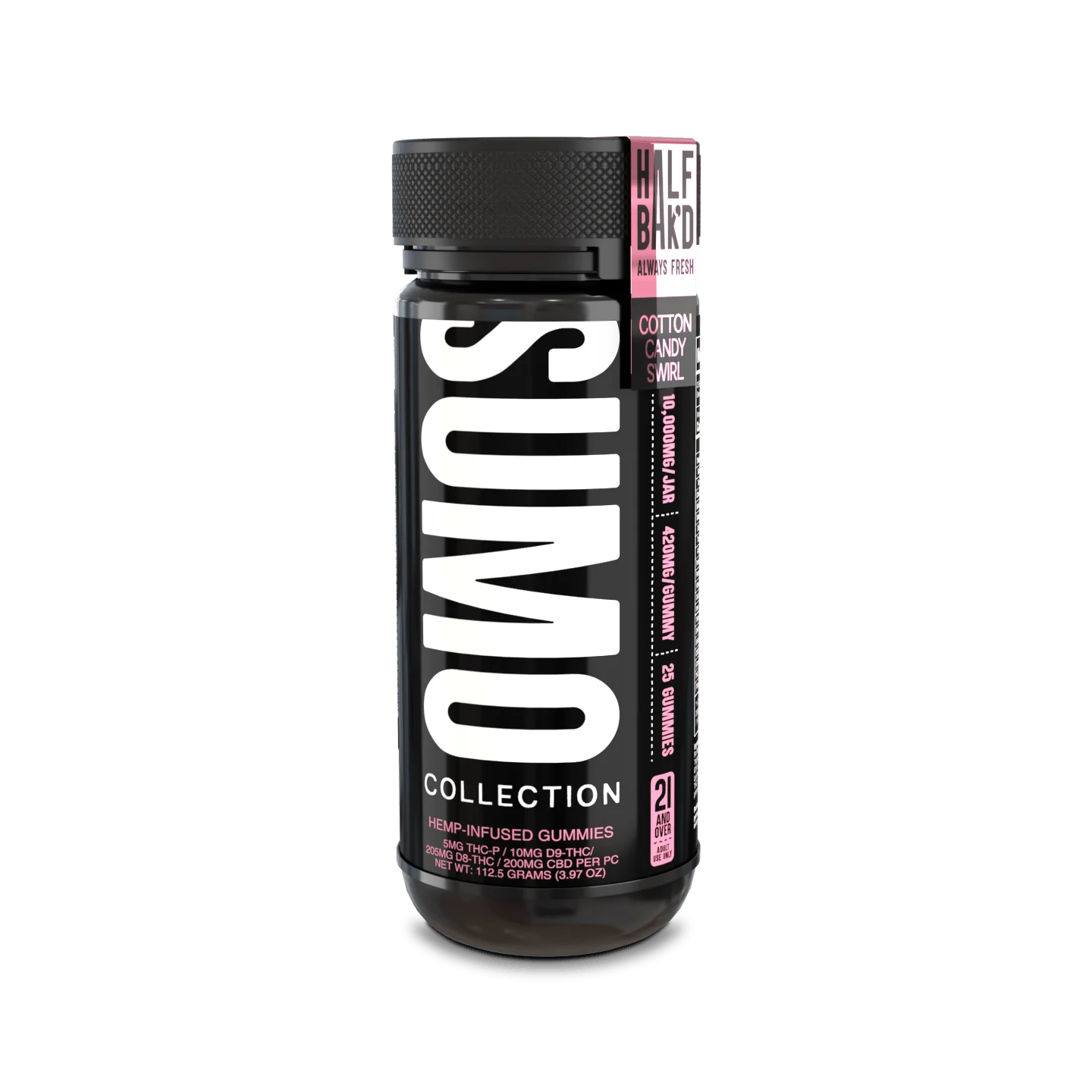 Half Bak'd D9 Sumo 25pk Cotton Candy Swirl