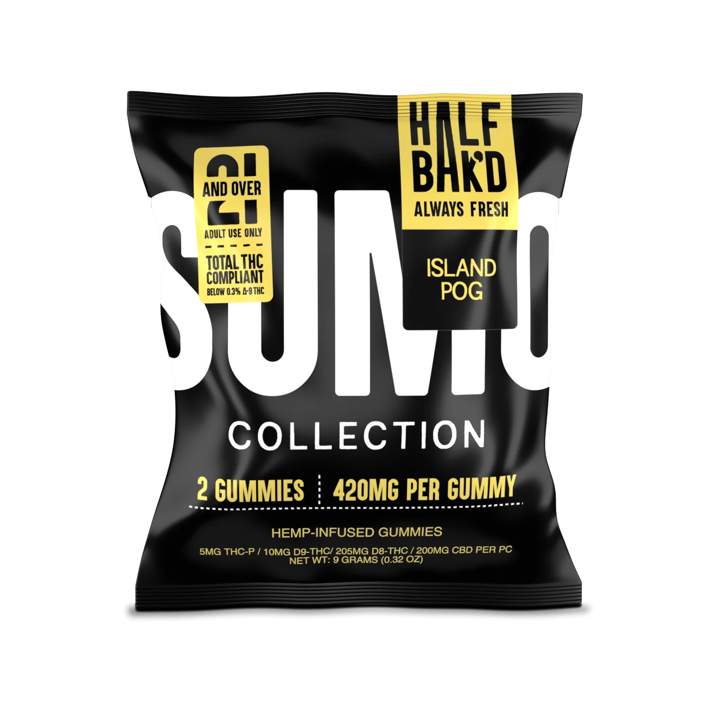 Half Bak'd Sumo Gummies 2 Pk Island Pog