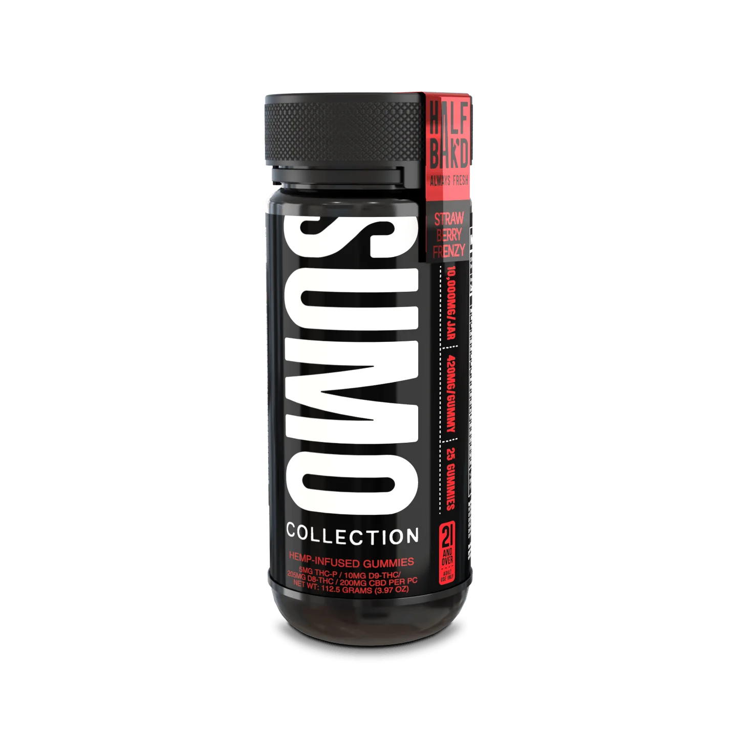 Half Bak'd D9 Sumo 25pk Strawberry Frenzy