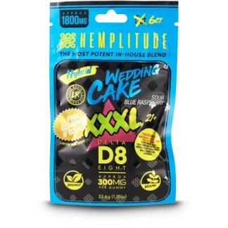 Hemplitude D8 Gummy 1800MG Wedding Cake 6CT