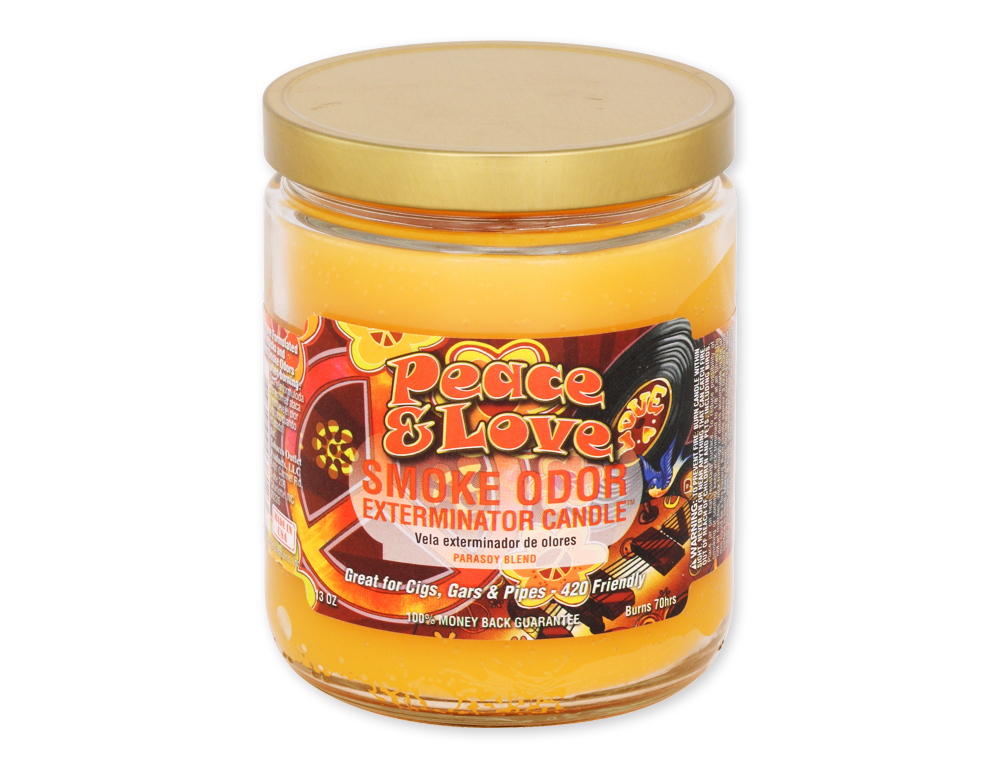Smoke Odor Exterminator Candle Butter Rum – sweet warm enzyme candle for smoke, pet, and household odors.