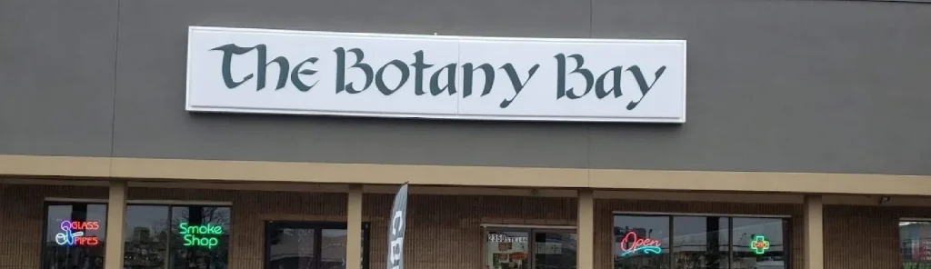 that botany bay, smoke shop, vape shop, legal thc, cbd, and more