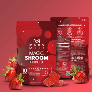 MDRN MOOD Magic Shroom Edibles - Strawberry