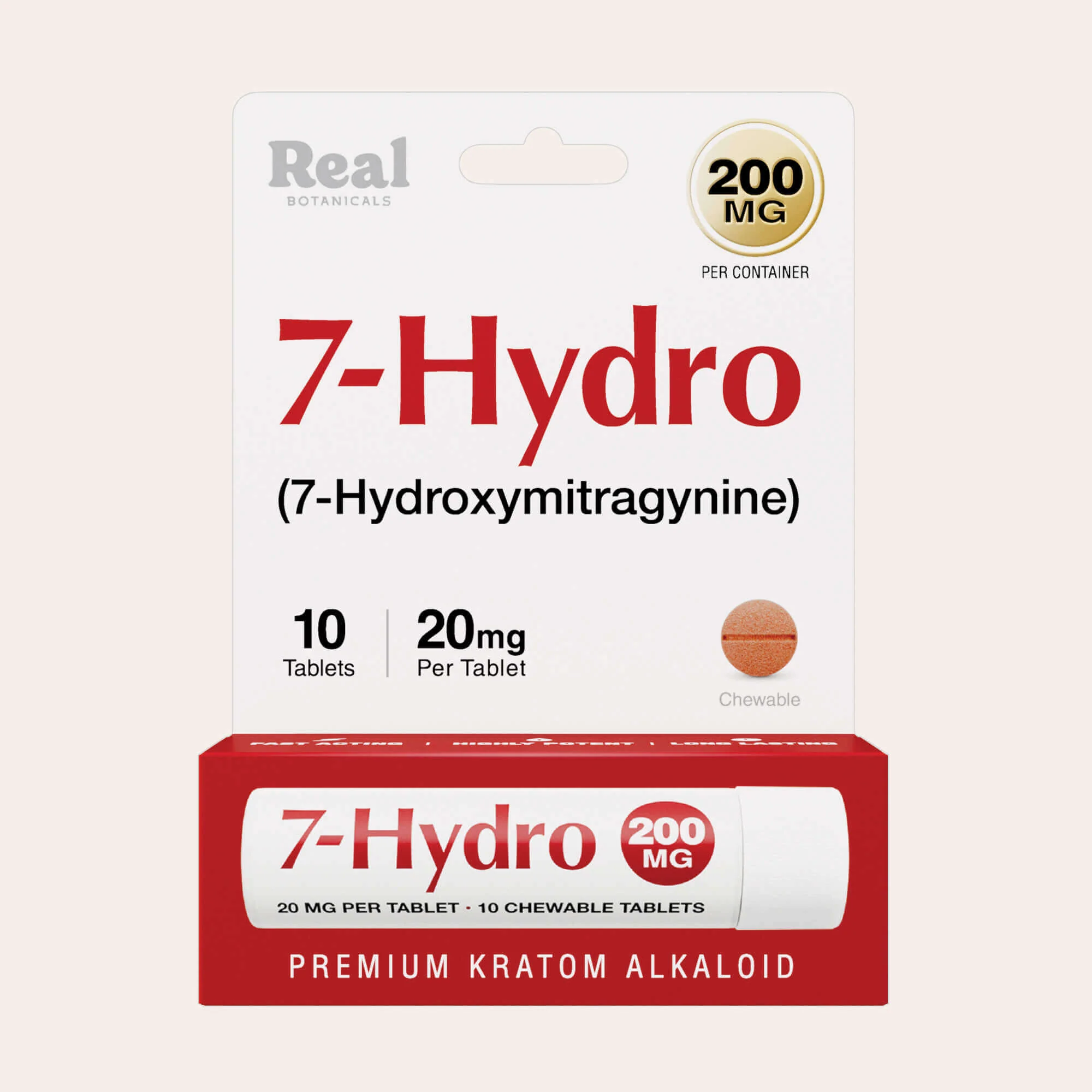 20mg 7hydroxy, 7oh, real botanicals
