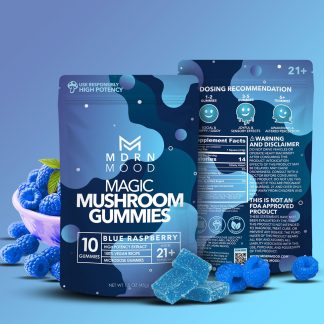 MDRN MOOD Magic Mushroom Gummies - Blue Raspberry