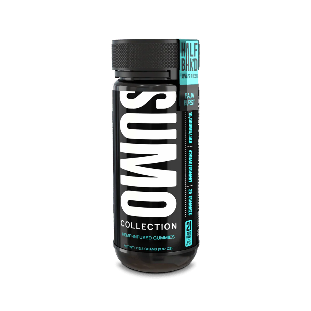delta 8 thc, hemp infused gummies, baja burst flavor