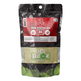 red maeng da kratom powder, 30 grams by earth kratom