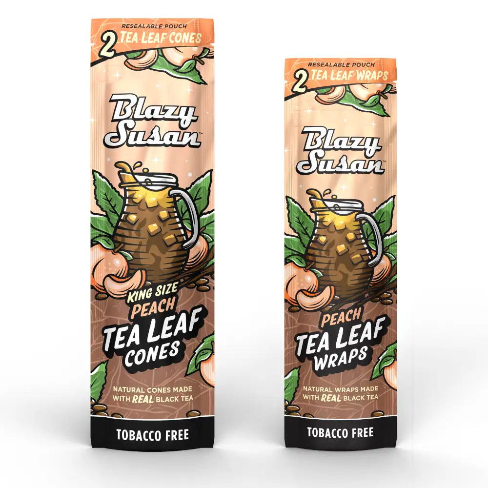 peach tea leaf wraps, blazy susan
