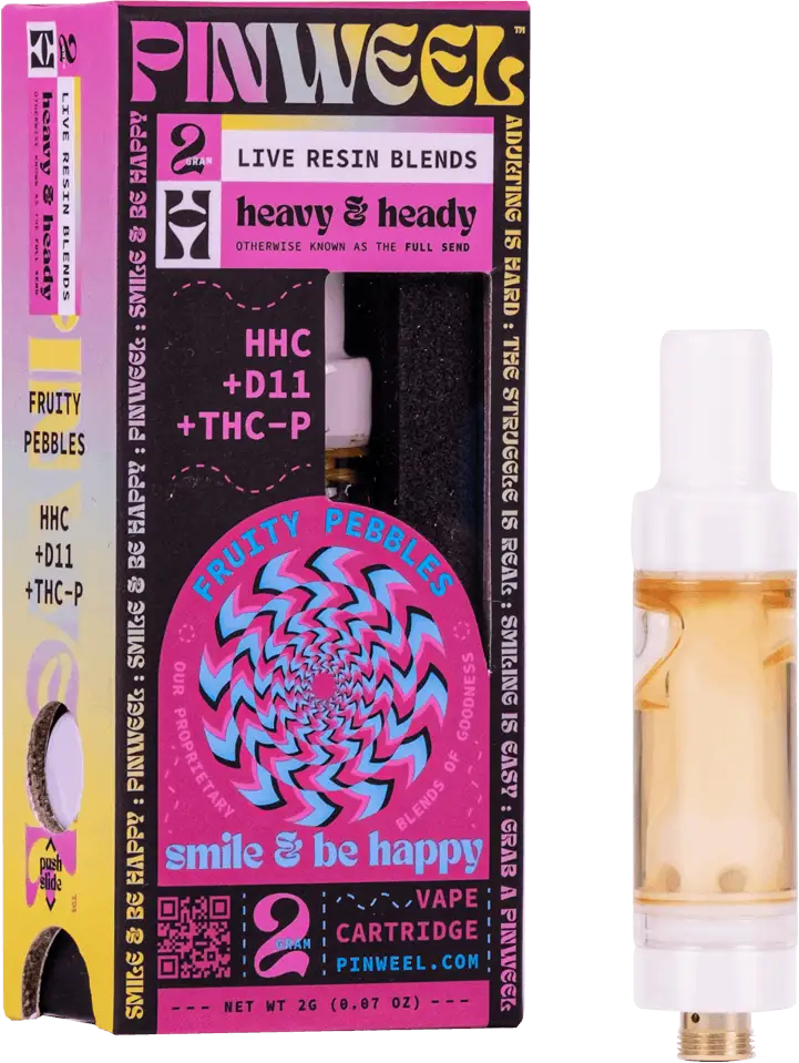 fruity pebbles pinweel cart, thcp, hhc, delta 11