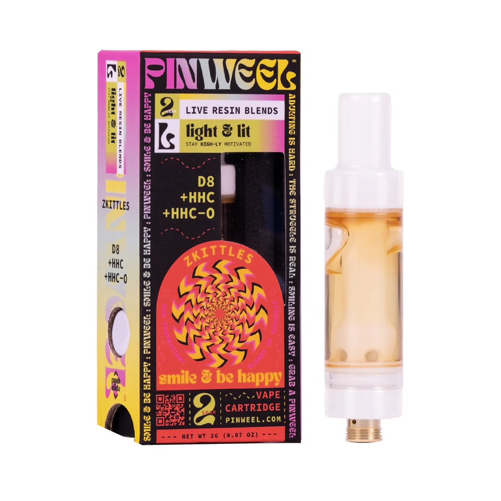 pinweel zkittles delta 8 thc cart