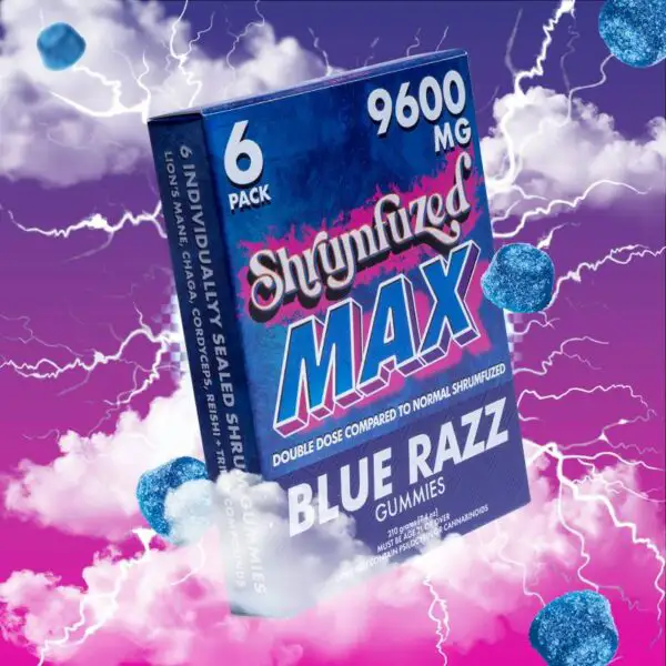 Shrumfuzed Max Gummies 6pk- Blue Razz