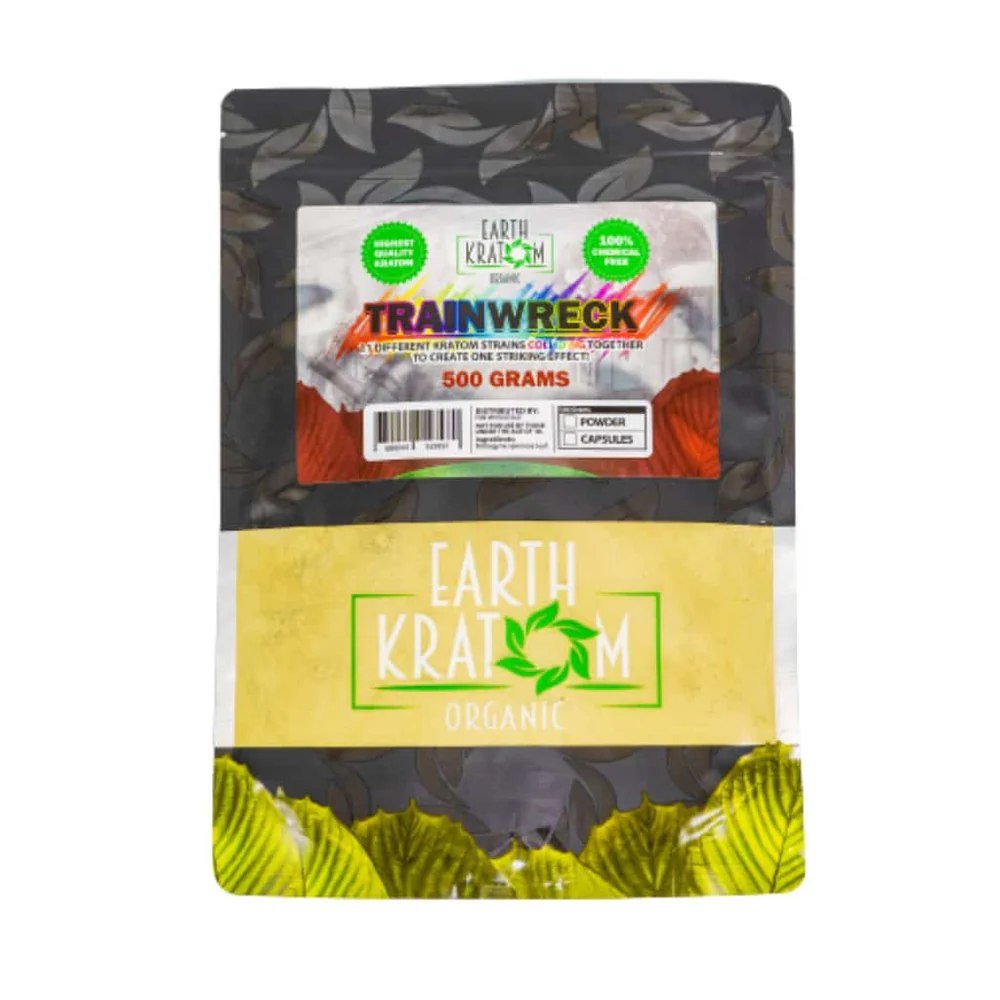 500g trainwreck kratom powder