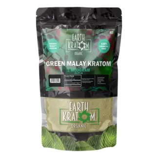 kilo of kratom, green malay strain, earth kratom brand