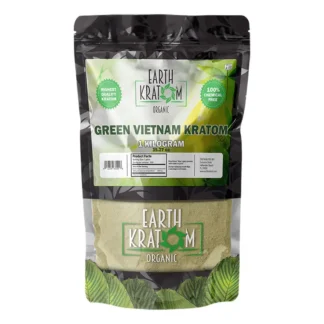 earth kratom 1 kilo of green vietnam kratom powder
