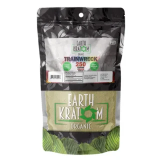 250g trainwreck kratom powder by earth kratom