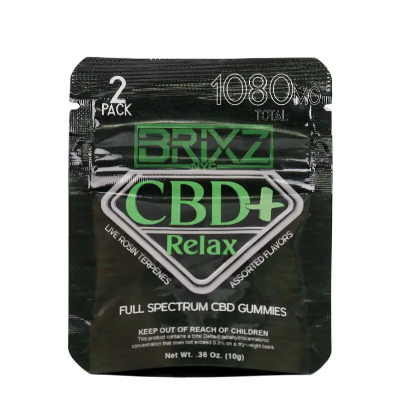 brixz cbd + relax full spectrum cbd gummies