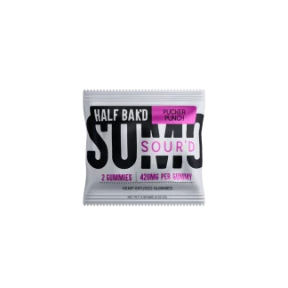 delta 8 hemp infused pucker punch sour gummies