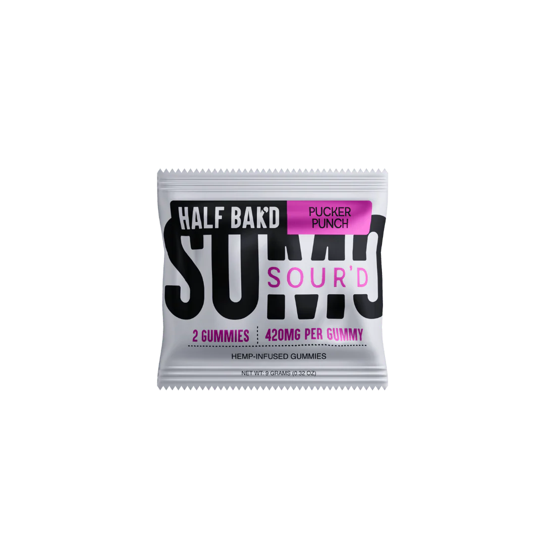 delta 8 hemp infused pucker punch sour gummies