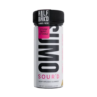 strawberry strawz hemp infused gummies