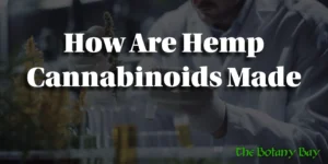 How Cannabinoids are made
